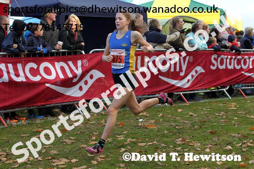 Under-17 womens National Cross Country Relays. Photo: David T. Hewitson/Sports for All Pics